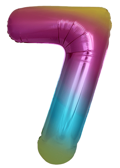 Number 7 Slim - 34"/86cm, Gradient