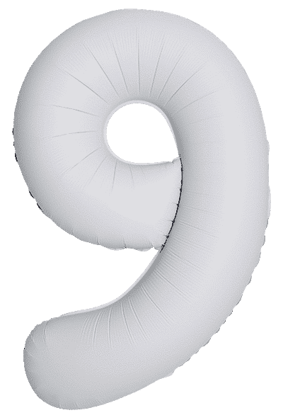 Number 9 Slim - 34"/86cm, Matte White