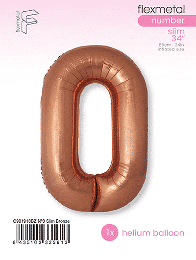 Number 0 Slim - Single Pack, Bronze