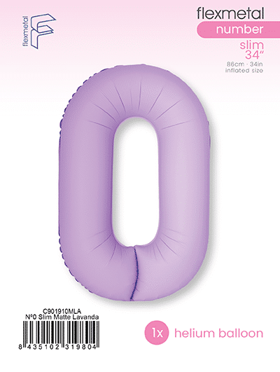 Number 0 Slim - Single Pack, Matte Lavanda