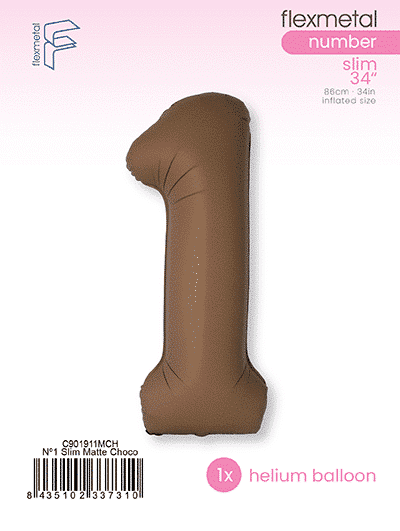 Number 1 Slim - Single Pack, Matte Choco Brown