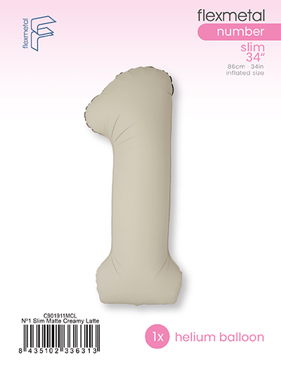 Number 1 Slim - Single Pack, Matte Creamy Latte