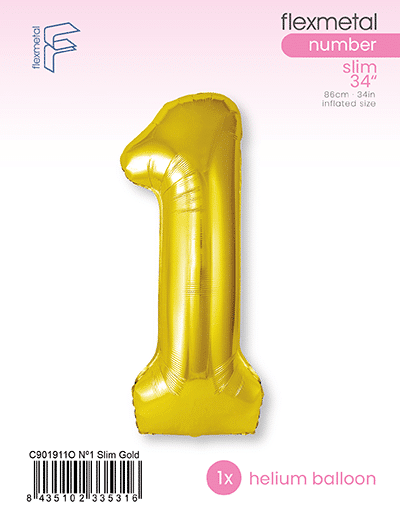 Number 1 Slim - Single Pack, Gold
