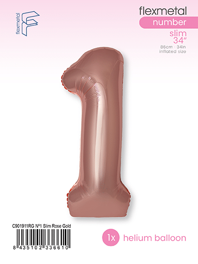 Number 1 Slim - Single Pack, Rose Gold