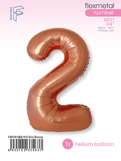 Number 2 Slim - Single Pack, Bronze