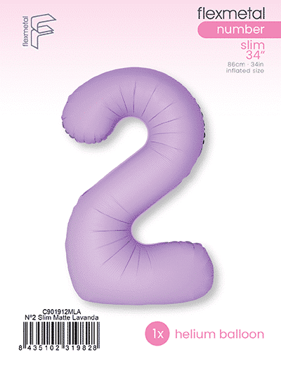 Number 2 Slim - Single Pack, Matte Lavanda