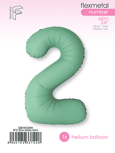 Number 2 Slim - Single Pack, Matte Mint