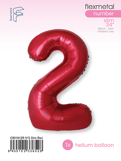 Number 2 Slim - Single Pack, Red