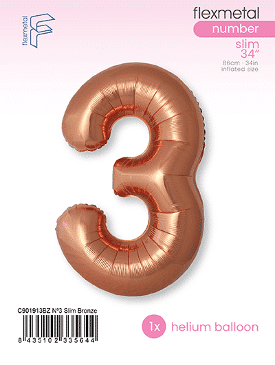 Number 3 Slim - Single Pack, Bronze