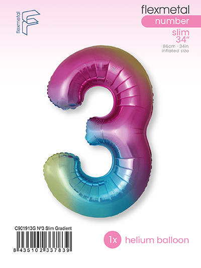 Number 3 Slim - Single Pack, Gradient