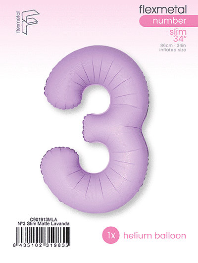 Number 3 Slim - Single Pack, Matte Lavanda