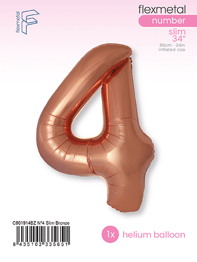 Number 4 Slim - Single Pack, Bronze