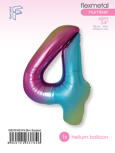 Number 4 Slim - Single Pack, Gradient