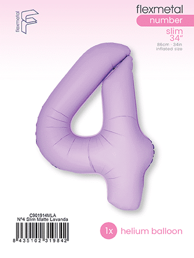 Number 4 Slim - Single Pack, Matte Lavanda