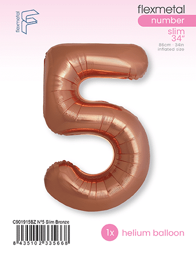 Number 5 Slim - Single Pack, Bronze