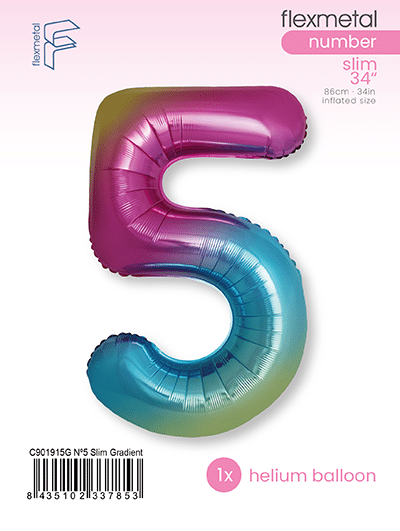 Number 5 Slim - Single Pack, Gradient