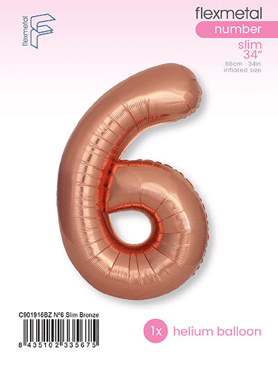 Number 6 Slim - Single Pack, Bronze