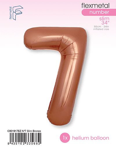 Number 7 Slim - Single Pack, Bronze