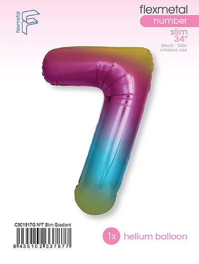 Number 7 Slim - Single Pack, Gradient