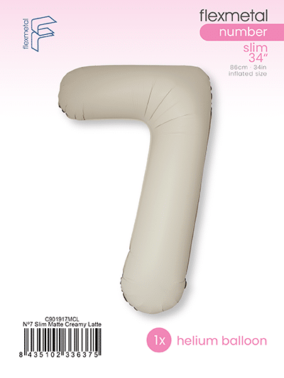 Number 7 Slim - Single Pack, Matte Creamy Latte