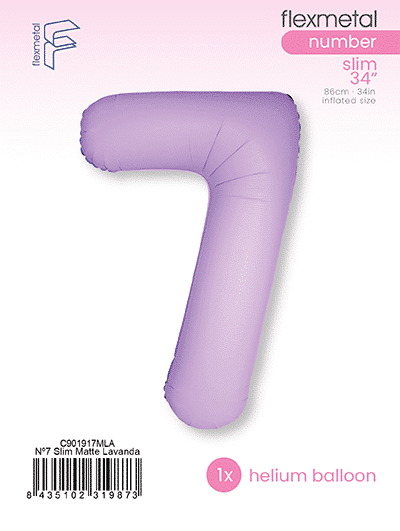 Number 7 Slim - Single Pack, Matte Lavanda