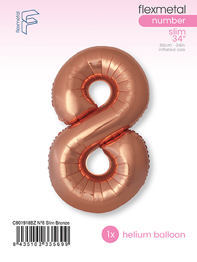 Number 8 Slim - Single Pack, Bronze