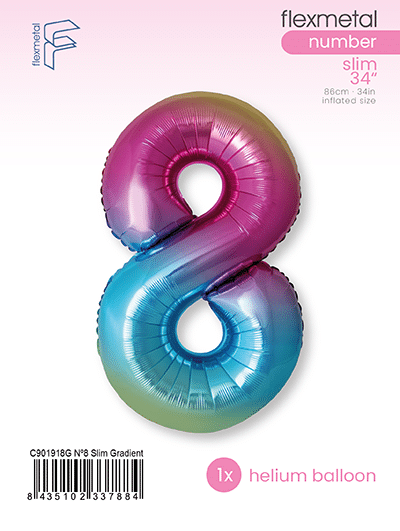 Number 8 Slim - Single Pack, Gradient