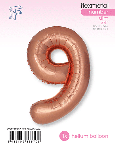 Number 9 Slim - Single Pack, Bronze