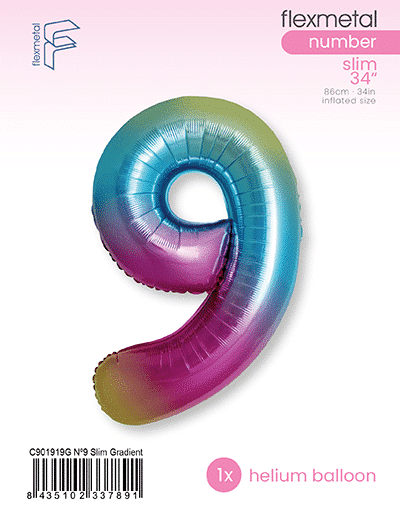 Number 9 Slim - Single Pack, Gradient