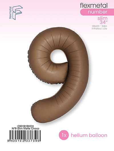 Number 9 Slim - Single Pack, Matte Choco Brown