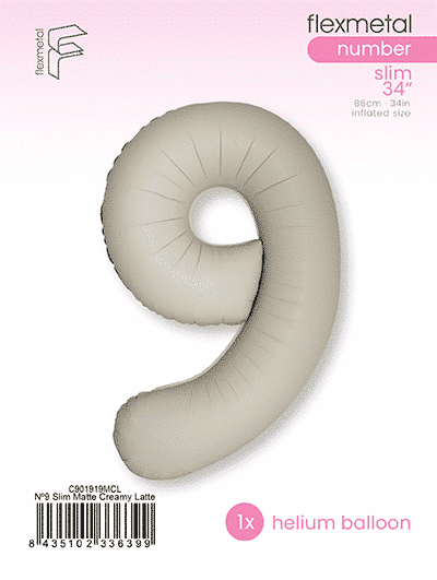 Number 9 Slim - Single Pack, Matte Creamy Latte