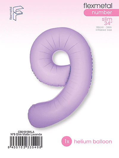 Number 9 Slim - Single Pack, Matte Lavanda