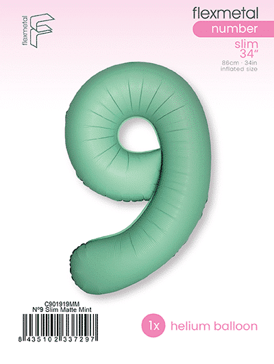 Number 9 Slim - Single Pack, Matte Mint