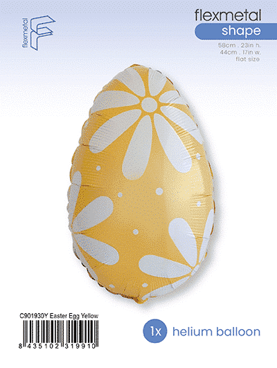 Easter Egg - Yellow, Single Pack