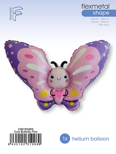 Cute Butterfly - Pink, Single Pack