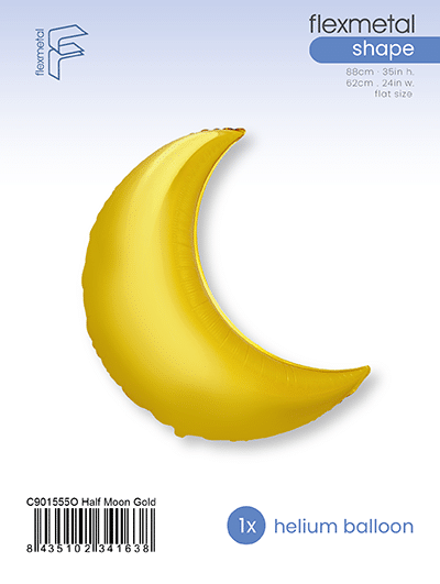 Half Moon - Gold, Single Pack