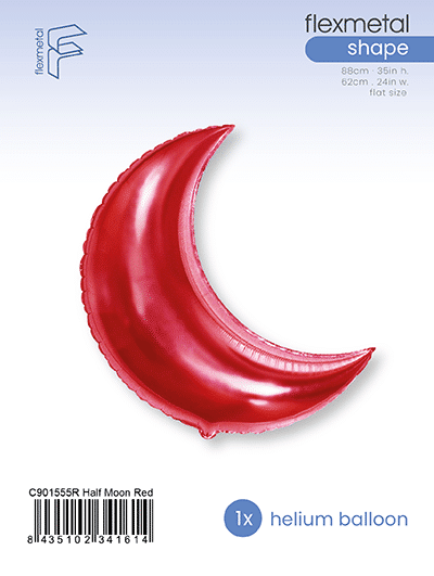 Half Moon - Red, Single Pack