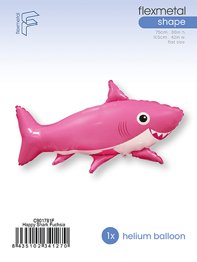 Happy Shark - Single Pack, Pink