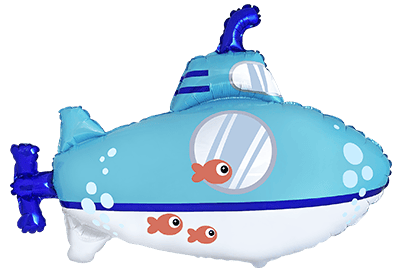 Submarine - 28"/71cm.h x 35"/89cm.w