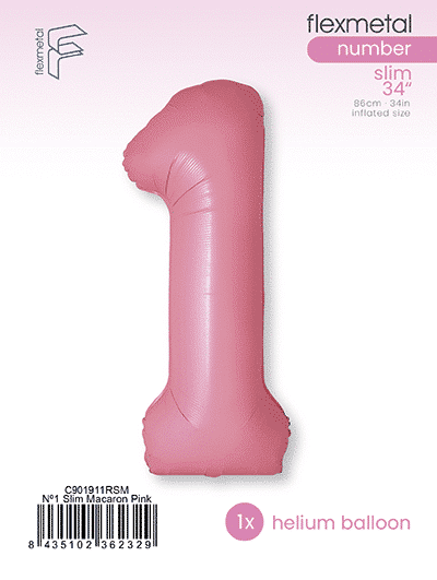 Number 1 Slim - Single Pack, Macaron Pink