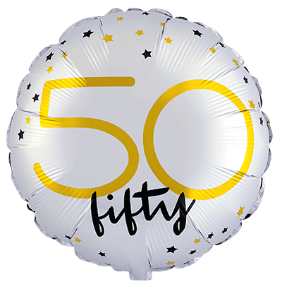 RD Happy Birthday 50 - Regular (18" - 45 cm )