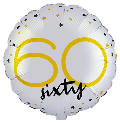 RD Happy Birthday 60 - Regular (18" - 45 cm )