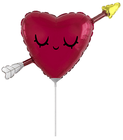 Heart Arrow - Mini 9"/24cm.h x 13"/33cm.w
