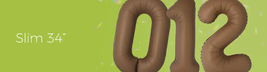 Slim Numbers Banner