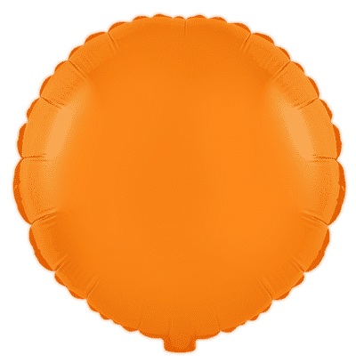 Round - Regular (18" - 45 cm ), Fluor Orange