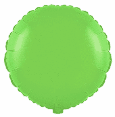 Round - Regular (18" - 45 cm ), Fluor Green