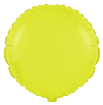 Round - Regular (18" - 45 cm ), Fluor Yellow