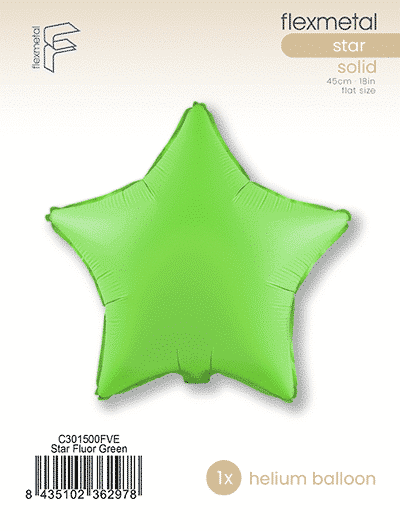Star Regular - Single Pack, Fluor Green