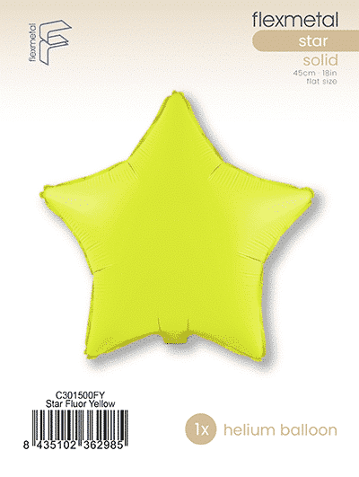 Star Regular - Single Pack, Fluor Yellow
