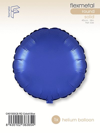 Round - Single Pack, Cobalt Blue